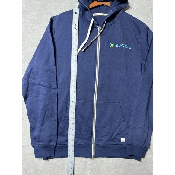 NWOT Marine Layer Afternoon Full Zip Hoodie Mens Large Navy Blue Sweatshirt - Picture 4 of 8